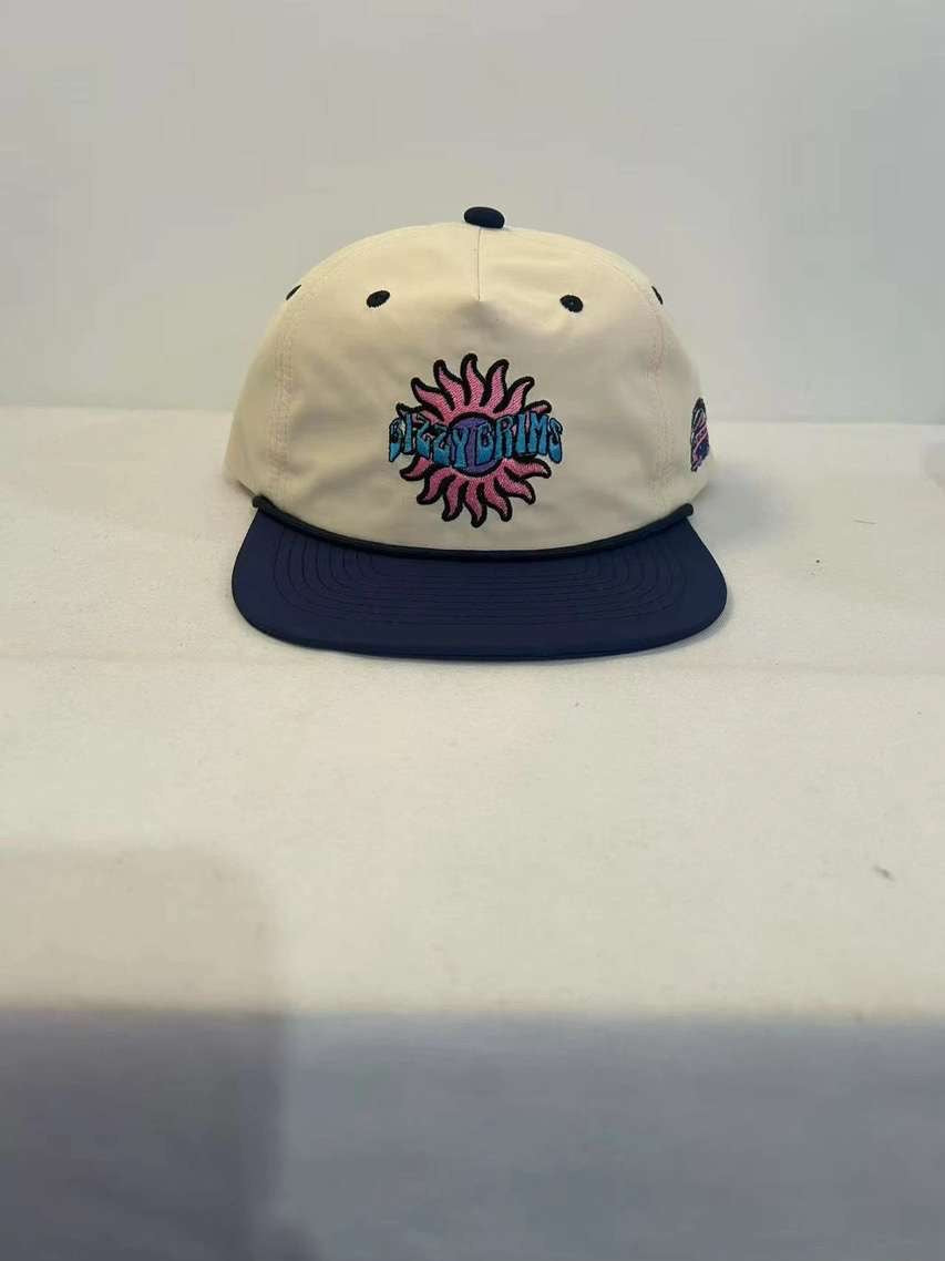 EMBROIDERED FLOWER ROPE HAT
